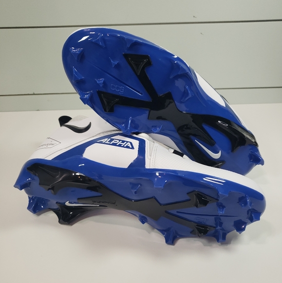 Nike Alpha Menace Pro 3 White Game Royal Blue CT6649-101 Football cleats Men 10 - Picture 10 of 11
